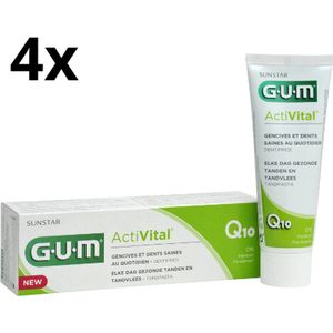 GUM Activital Tandpasta - 4 x 75 ml - Voordeelverpakking