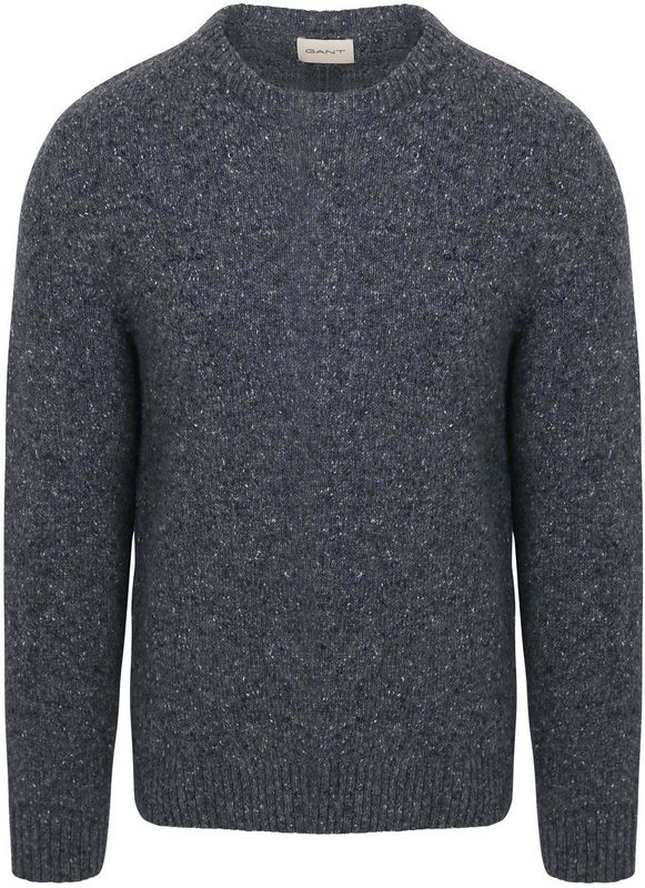 Gant - Pullover - Antraciet - Wool Blend