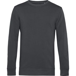 Organic Inspire Crew Neck Sweater B&C Collectie Asphalt Grijs maat XS