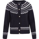 DreiMaster - Maritim - Gebreid Vest - Navy / Wit