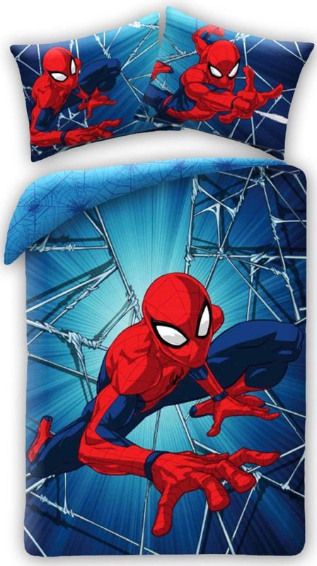 SpiderMan Dekbedovertrek - 100 x 135 cm - 100% Katoen