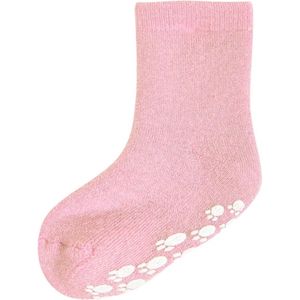 Joha - Wollsocken - Rosa - Met Anti-Rutsch Sohle