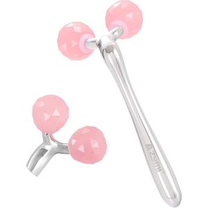 3D Rozenkwarts Gezicht Roller en Gua Sha Tool voor Huidverjonging