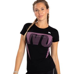 Venum Adrenaline Dames T-Shirt Katoen Zwart Paars - XS