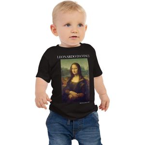 Leonardo da Vinci 'Mona Lisa' Beroemde Schilderij Baby Kleding Meisjes | 100% Katoen | Kunst Baby Kleding Jongens | 6-12m