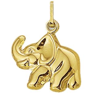 The Kids Jewelry Collection Bedel Olifant - Geelgoud