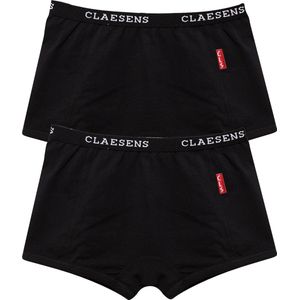 Claesen's® - Boxershorts 2-pack Zwart - Black - 95% Katoen - 5% Lycra