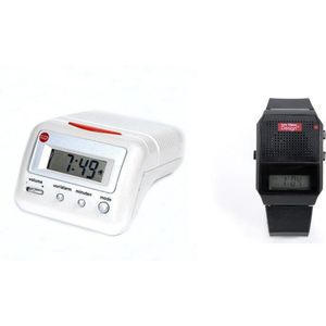 Sprekend Horloge + Sprekende Wekker Combi Deal