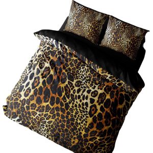 Decoware® dekbedovertrek Leopard print - katoen renforce - 240x220 + 2st 60x70 - Lits-jumeaux