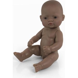 Miniland Babypop Zuid-amerikaans Jongen 32 Cm Bruin
