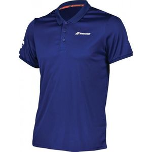 Babolat Core poloshirt, boy, estate blue - Maat 10-12 jr -