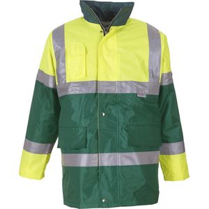 Jas Unisex S Yoko Lange mouw Hi Vis Yellow / Green 100% Polyester