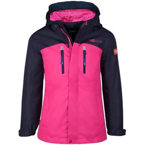 Trollkids - Nusfjord - Jas - Roze - 92 cm - Waterdicht en Winddicht