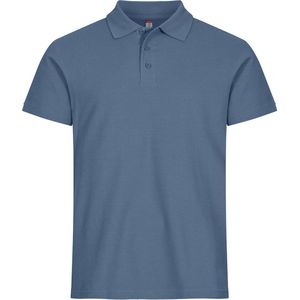 Clique Basic Polo 028230 - Staalblauw - S