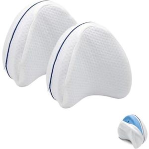Orthopedische Kniekussens - Visco-elastisch Kussen - Aanpasbaar Beenkussen - Ergonomisch - Traagschuim