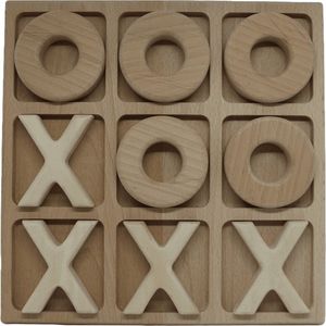 Broertjes toys Houten boter kaas en eieren/Tic Tac Toe/Educatief speelgoed/Montessori speelgoed/Speelgoed voor jongens en meisjes vanaf 3 jaar/Kinderspeelgoed/Grapat geïnspireerd