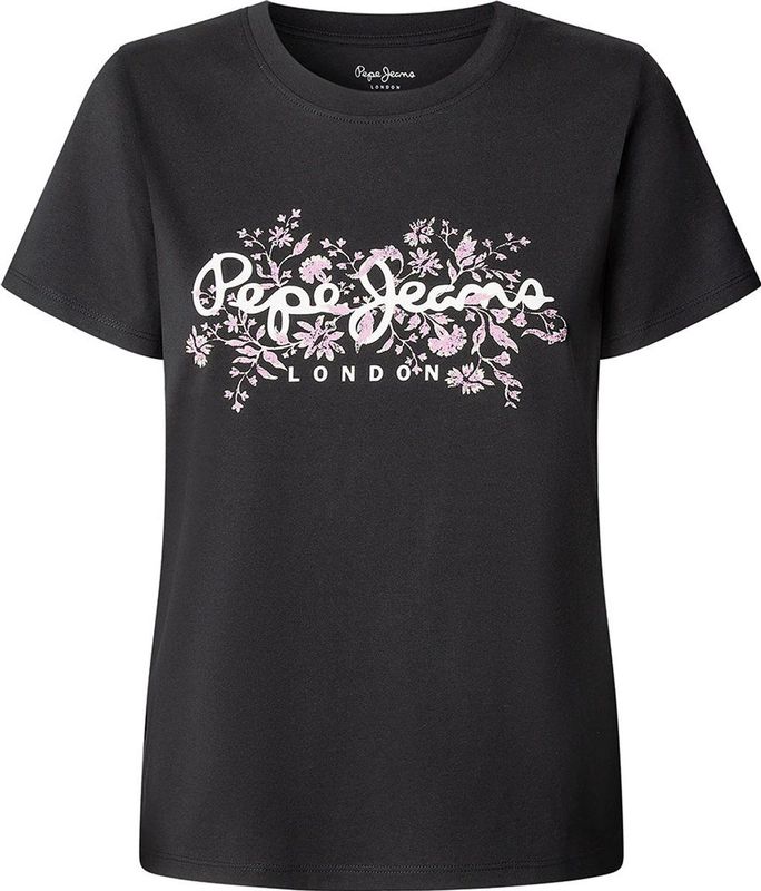 Pepe Jeans - Bero - T-shirt - Zwart - Korte Mouwen