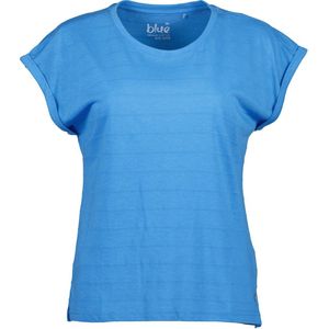 Blue Seven dames shirt - shirt dames - 105786 - blauw uni - KM - maat 44