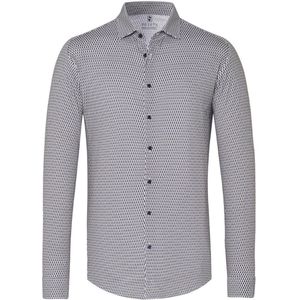 Desoto - Overhemd Kubus Navy - Maat S - Slim-fit