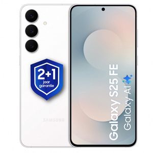 Samsung Galaxy S25 FE - 128GB - White + 1 jaar extra garantie
