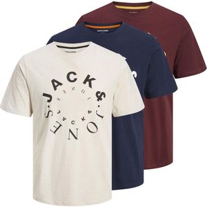 Jack & Jones 3P O-hals shirts warrior multi - L