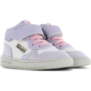 Baby | Babysneakers | Meisjes | Lilac | Leer | Shoesme | Maat 19
