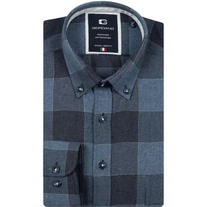 Giordano - Brando Long Sleeve - Casual Hemd - Blauw