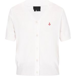 DreiMaster Klassik Gebreid vest  offwhite