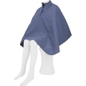 Warme rolstoelcape winddicht en waterafstotend kort - CLASSIC - Donkerblauw