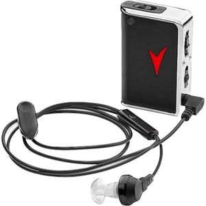 Equivera spraakversterker - Personal Sound Amplifier - Audio Hearing Amplifier Device and Voice Enhancer, Boosts Sound Up to 50dB, Effective up to 100 Feet, Pocket-Sized Hearing Aid Device