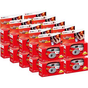 AGFA PHOTO LeBox Flash - 27 Foto's - Grijs en Rood