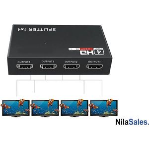 4x1 HDMI splitter en versterker HD