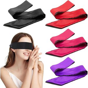 Satijnen oogmasker - comfortabele slaapmasker - 4 stuks - zacht materiaal