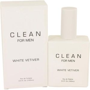 Clean White Vetiver 100 ml - Eau De Toilette Spray Herenparfum