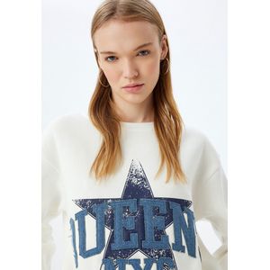 Ronde kraag Met drukwerk Sweatshirt