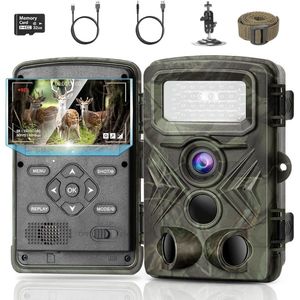 Lexium Wildcamera voor Buiten - Wildcamera met Nachtzicht - WiFi - Hoge Resolutie - Waterdicht - Wild Camera - Premium