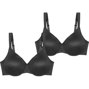 TRIUMPH - Minimizer - Zwart - BH - 2 Pack - Met Beugel - Verstelbare Bandjes