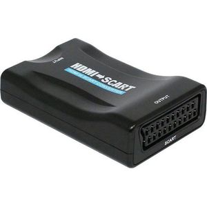 Techvavo® HDMI naar Scart Converter - HDMI naar Scart Adapter - TV DVD PlayStation - Full HD 1080p