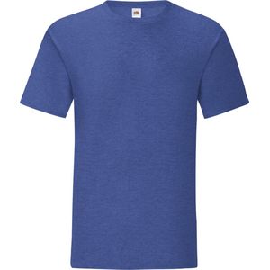 Fruit Of The Loom Heren Iconisch T-shirt (Heather Royaal)