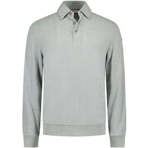 NZA - Heren Polo - 25HN202 - 1764 Army Grey Melange