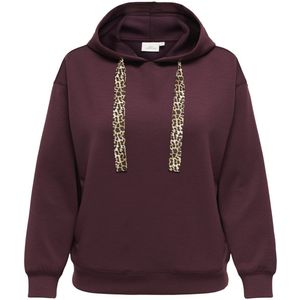 ONLY CARMAKOMA - Hoodie - Regular Fit - Zwart - Lange Mouwen