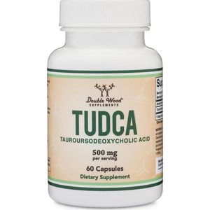 Double Wood - TUDCA - Lever Supplement - 60 Capsules - 250 mg per Capsule - Tauroursodeoxycholzuur