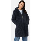 camel active Teddyjas met capuchon - Maat womenswear-34 - Navy