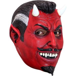 Partychimp El Diablo Volledig Hoofd Masker Halloween Masker voor bij Halloween Kostuum Volwassenen Carnaval - Latex - One size