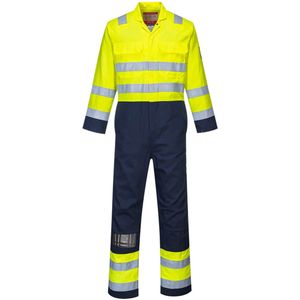 Werkoverall - Vlamvertragend - Reflecterende Striping - Kniezakken