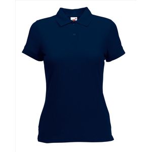 Fruit of the Loom - Dames-Fit Pique Polo - Donkerblauw - XS