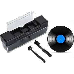 Allecto plus - Vinylplaten Reinigingsborstel, Antistatische Borstel voor LP's en Platenspeler, Stofverwijderaar met Milieuvriendelijke Formule