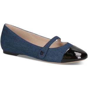 Caprice - 9-22106-44 - Ballerina's - Jeans/zwart
