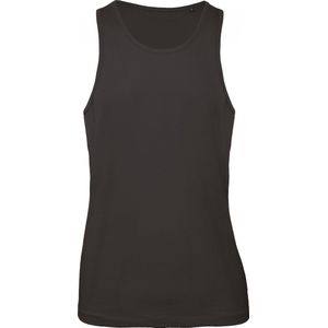 Tank Top Heren 3XL B&C Mouwloos Black 100% Katoen