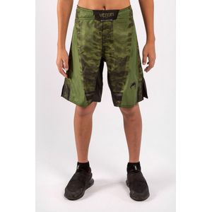 Venum Trooper Kids Fightshorts Forest Camo Zwart - Kids - 12 Jaar